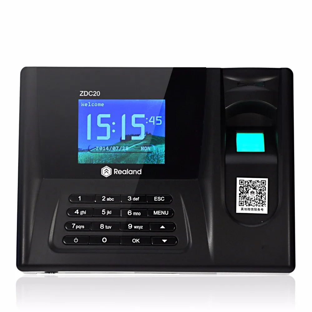DANMINI Realand ZDC20 Biometric Fingerprint Time Clock Attendance System ID Card Reader USB
DANMINI Realand ZDC20 Biometric Fingerprint Time Clock Attendance System ID Card Reader USB