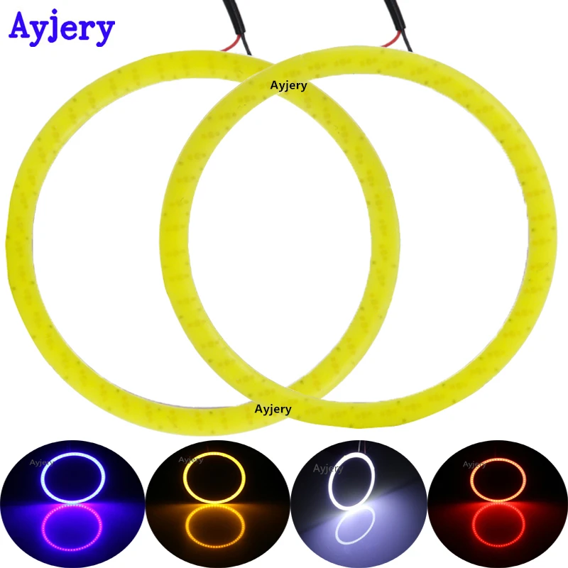 EBSX 1Pair Halo Rings COB 60MM 70MM 80MM 90MM 100MM 110MM 120MM Car Headlight Angel Eyes Motorcycle White Blue Red Day Light 12V
EBSX 1Pair Halo Rings COB 60MM 70MM 80MM 90MM 100MM 110MM 120MM Car Headlight Angel Eyes Motorcycle White Blue Red Day Light 12V