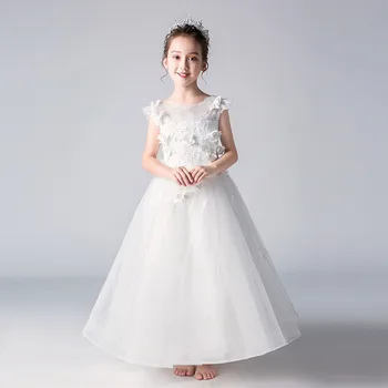 Baby Girls Shoulderless Mesh Wedding Dress First Communion Gown For kids Bead Appliques Party Tulle Princess Birthday Dress N04
Baby Girls Shoulderless Mesh Wedding Dress First Communion Gown For kids Bead Appliques Party Tulle Princess Birthday Dress N04