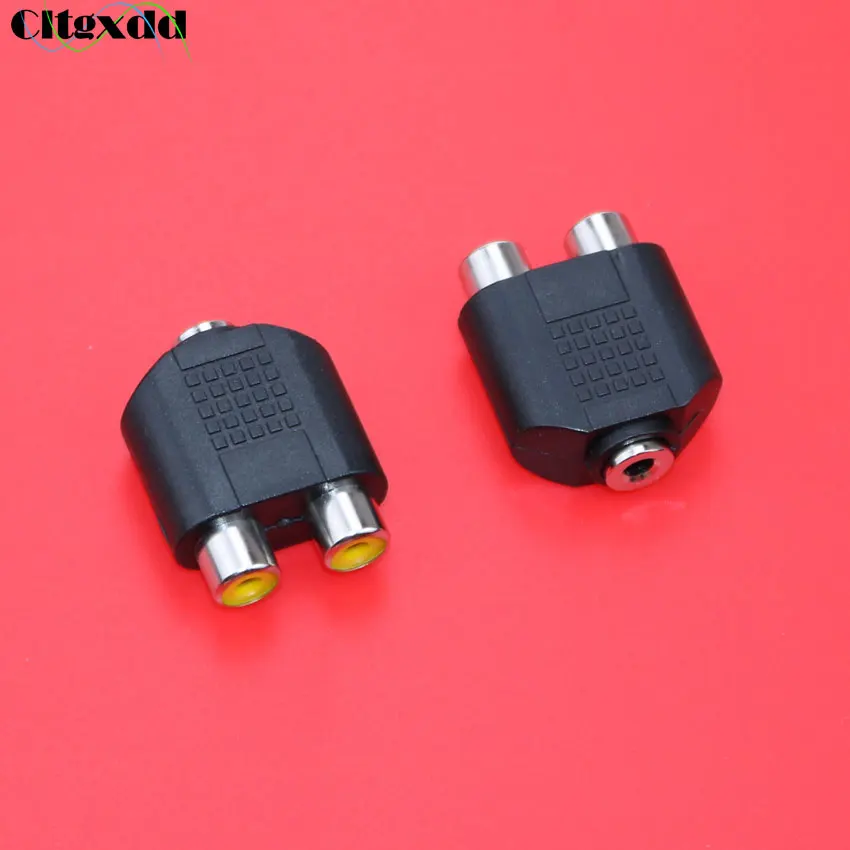 cltgxdd Y Splitter 3.5mm Audio Jack to 2 Dual RCA lotus Female audio Adapter PS3/xbox360 video game audio box headset Connector
cltgxdd Y Splitter 3.5mm Audio Jack to 2 Dual RCA lotus Female audio Adapter PS3/xbox360 video game audio box headset Connector