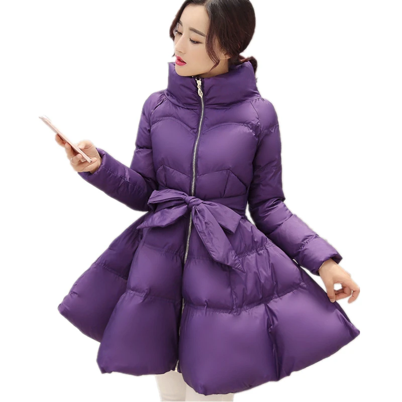 New Arrival Bow Waist Fluffy Skirt A Warm Coat Jacket Parkas For Women Winter Women Down Cotton And Parkas Fashion Long coat S59
New Arrival Bow Waist Fluffy Skirt A Warm Coat Jacket Parkas For Women Winter Women Down Cotton And Parkas Fashion Long coat S59