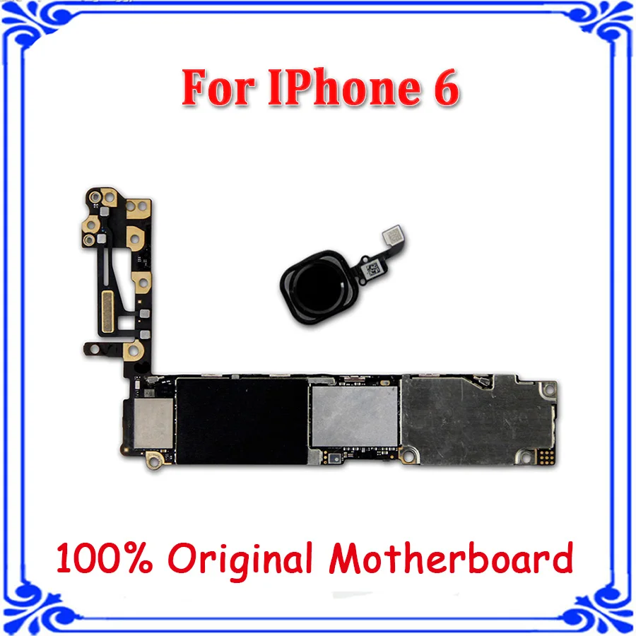 original motherboard for iphone 6 4.7inch 64GB black with fingprint Touch ID mainboard tested logic board MB Plate with IOS
original motherboard for iphone 6 4.7inch 64GB black with fingprint Touch ID mainboard tested logic board MB Plate with IOS