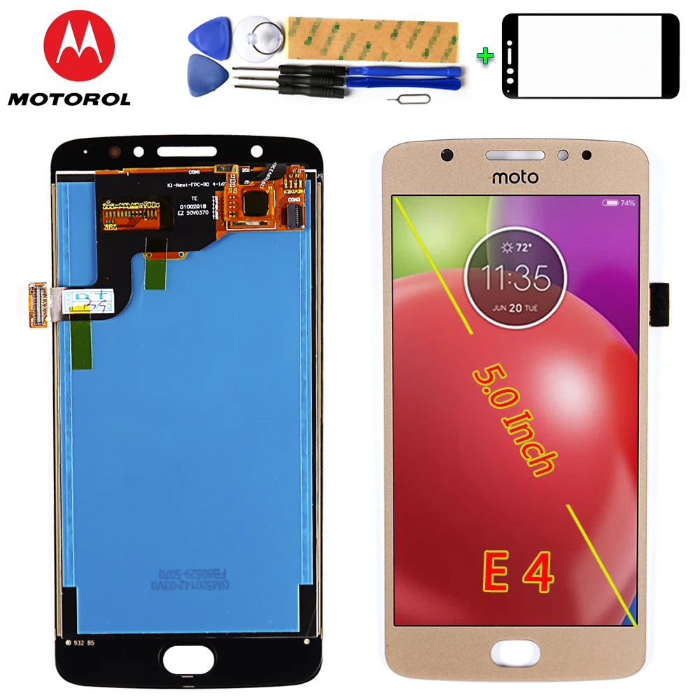 Motorola Moto E4 5.0 inch LCD Display touch screen Digitizer Assembly 1280*720 XT1766 XT1763 with Free Tempered Glass and Tools
Motorola Moto E4 5.0 inch LCD Display touch screen Digitizer Assembly 1280*720 XT1766 XT1763 with Free Tempered Glass and Tools