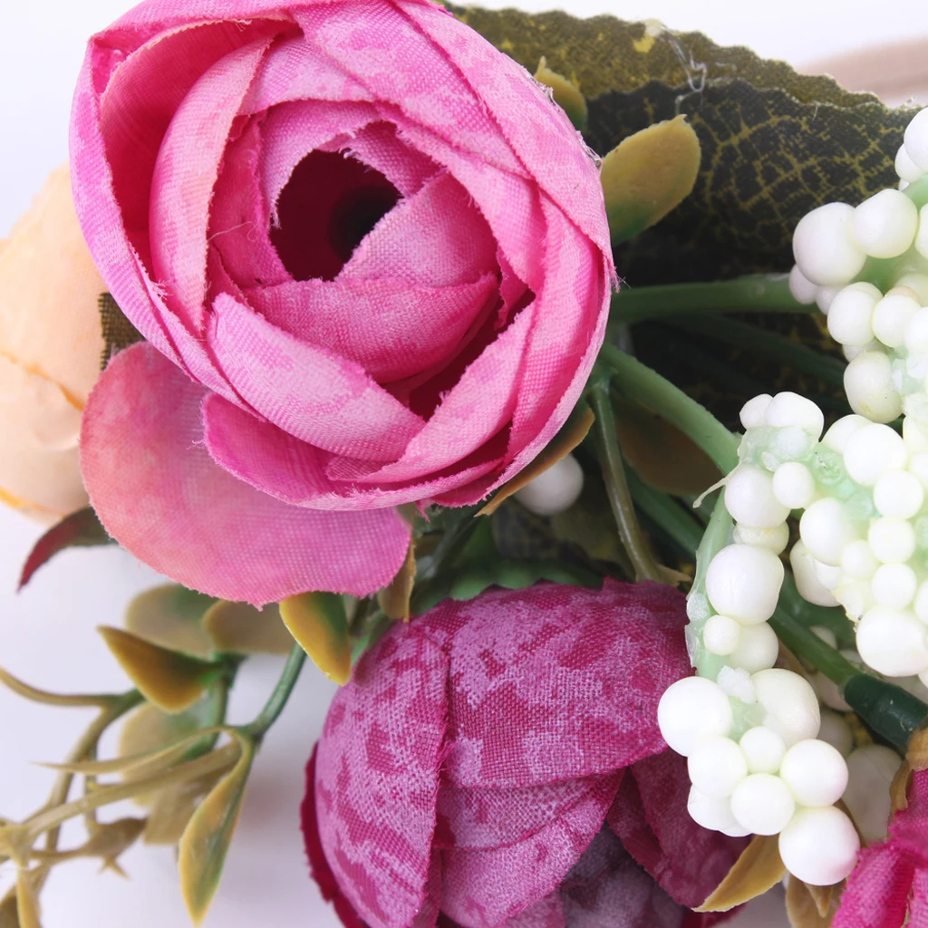 Cute Baby Children Kids Girls Floral Crown Headwear Headband Party Flower Hair Accessory for Travel Party Stage Show Photo Tool