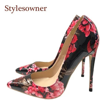 Stylesowner Thin Heel Pumps for Woman 2019 Sexy Stiletto Zapatos Mujer Red Flower Wedding Shoe Party Shoes 12/10/8cm Heel
Stylesowner Thin Heel Pumps for Woman 2019 Sexy Stiletto Zapatos Mujer Red Flower Wedding Shoe Party Shoes 12/10/8cm Heel