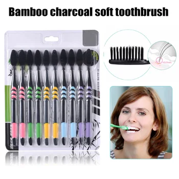 10PCS/set Ultra Soft Bamboo Charcoal Nano Toothbrush Tooth Brush Dental Care Daily Care Toothbrush Set 
10PCS/set Ultra Soft Bamboo Charcoal Nano Toothbrush Tooth Brush Dental Care Daily Care Toothbrush Set