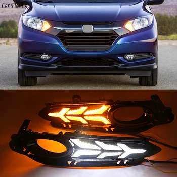 Car Flashing 2PCS DRL Daytime Running Lights Daylight with turn signal lamp For Honda HRV HR-V Vezel 2014 2015 2016 2017 2018
Car Flashing 2PCS DRL Daytime Running Lights Daylight with turn signal lamp For Honda HRV HR-V Vezel 2014 2015 2016 2017 2018