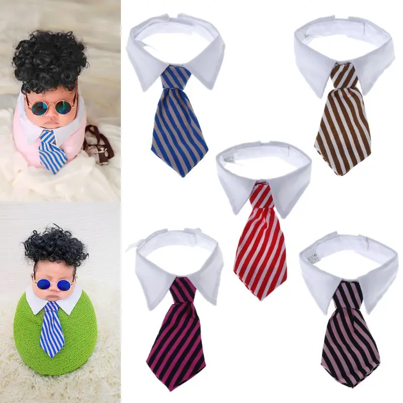 Baby Tie Collar Photography Props Costume Wrap Business Funny Cute Boys Photo Shot Stripe Fashion Cosplay Party Newborn Charms
Baby Tie Collar Photography Props Costume Wrap Business Funny Cute Boys Photo Shot Stripe Fashion Cosplay Party Newborn Charms