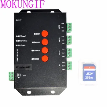 DC5V T4000S RGB Controller SD card led pixel controller T-4000S, can max control 4096 pixels for WS2811 WS2801 WS2803 LP6803
DC5V T4000S RGB Controller SD card led pixel controller T-4000S, can max control 4096 pixels for WS2811 WS2801 WS2803 LP6803