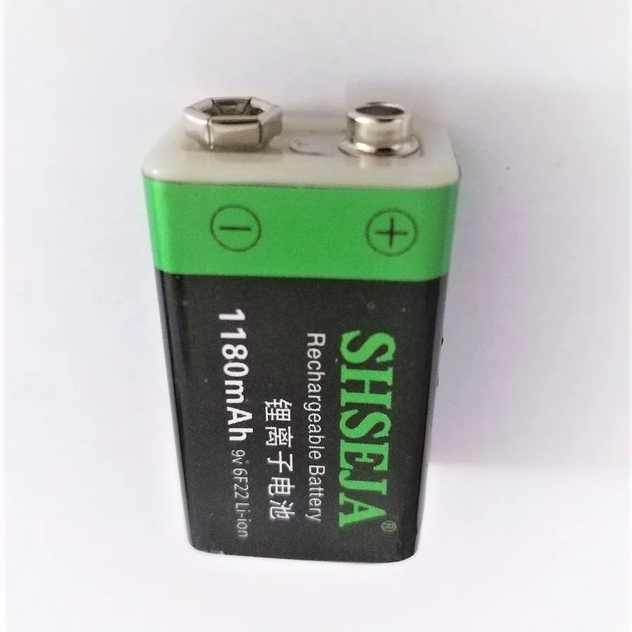 6PCS USB 9V rechargeable battery 1180mAh 6F22 lithium ion li ion cell for wireless microphone Guitar EQ smoke alarm multimeter
6PCS USB 9V rechargeable battery 1180mAh 6F22 lithium ion li ion cell for wireless microphone Guitar EQ smoke alarm multimeter