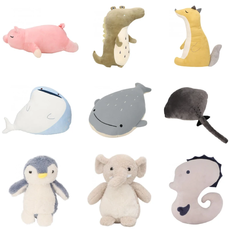 Baby Cotton Animal Shape Cute Family Sofa Bolster Pig/Fox/Crocodile/Whale Cartoon/Penguin/Skate Fish/Elephant Dude Plush Toys
Baby Cotton Animal Shape Cute Family Sofa Bolster Pig/Fox/Crocodile/Whale Cartoon/Penguin/Skate Fish/Elephant Dude Plush Toys