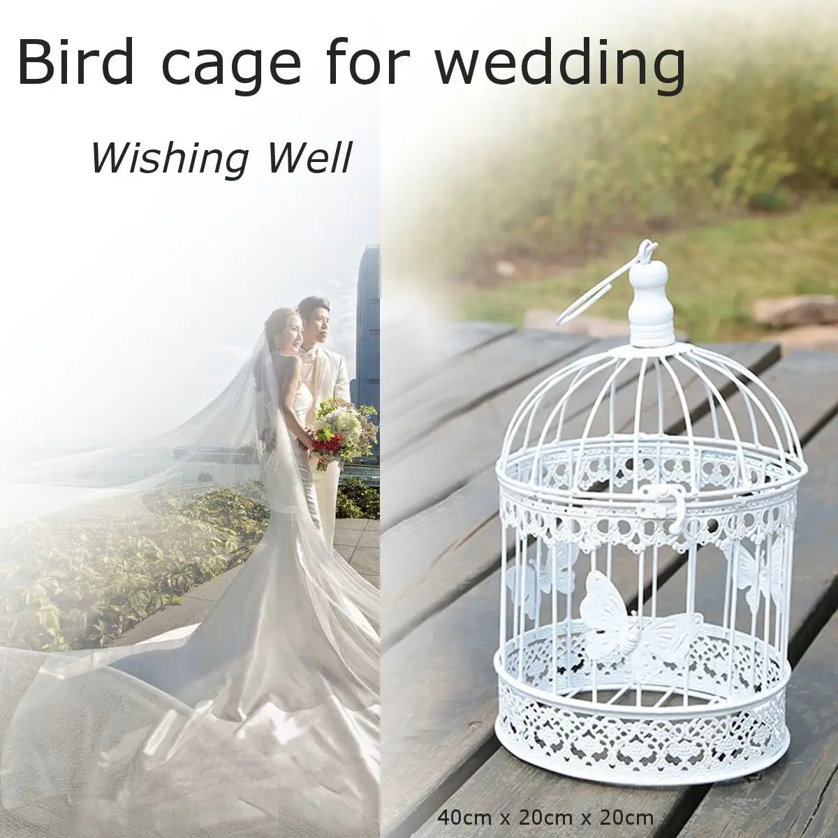 White Wedding Bird cage Wedding Decoration Card box Metal Iron Bird Cage Home Party Decoration Candle Table White Bird cage
White Wedding Bird cage Wedding Decoration Card box Metal Iron Bird Cage Home Party Decoration Candle Table White Bird cage