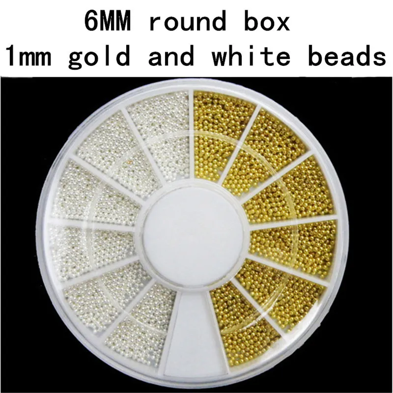 Nail steel Beads diy Nail Accessories Metal jewelry Gold and white Just microbeads beads Never fade Diamond Box
Nail steel Beads diy Nail Accessories Metal jewelry Gold and white Just microbeads beads Never fade Diamond Box