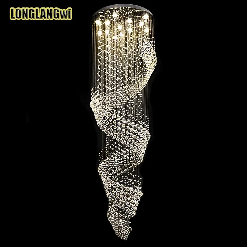 Long Size Modenr LED Crystal Chandelier Light Fixture for Lobby Staircase Lustre Stairs Foyer Large Crystal Lmap Stair Lighting
Long Size Modenr LED Crystal Chandelier Light Fixture for Lobby Staircase Lustre Stairs Foyer Large Crystal Lmap Stair Lighting