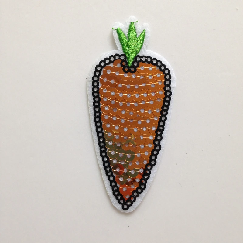 20pcs parches bordados Glitter Patches Carrot Vegetable Sequined Patch For Clothes Appliques Iron On Embroidered Patchwork Badge
20pcs parches bordados Glitter Patches Carrot Vegetable Sequined Patch For Clothes Appliques Iron On Embroidered Patchwork Badge
