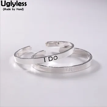Uglyless 1piece Lovers IDO Bangles for Women Real 99.9% Pure Silver Open Bangle Adjustable Silver Gift LESS is MORE Fine Jewelry
Uglyless 1piece Lovers IDO Bangles for Women Real 99.9% Pure Silver Open Bangle Adjustable Silver Gift LESS is MORE Fine Jewelry