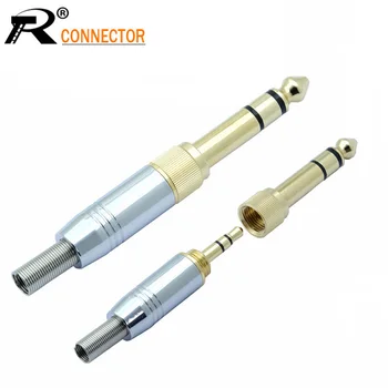 2sets/4pcs 6.35mm male plug to 3.5mm female jack + 3.5mm Stereo Plug W/Spring for 4mm Cable 2 in 1 audio connector assembly
2sets/4pcs 6.35mm male plug to 3.5mm female jack + 3.5mm Stereo Plug W/Spring for 4mm Cable 2 in 1 audio connector assembly