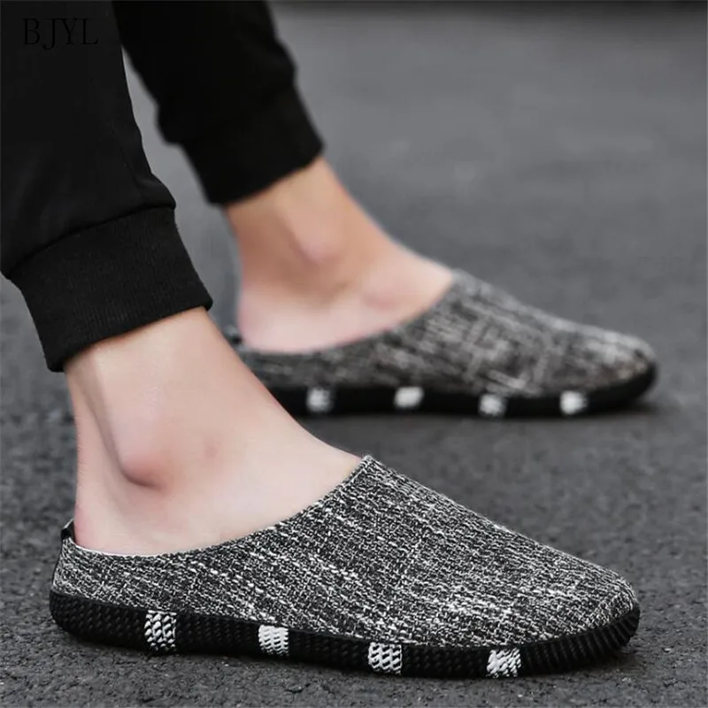 BJYL 2019 summer new men's peas shoes men's pedals linen shoes breathable casual shoes Korean low cut tide shoes B153
BJYL 2019 summer new men's peas shoes men's pedals linen shoes breathable casual shoes Korean low cut tide shoes B153