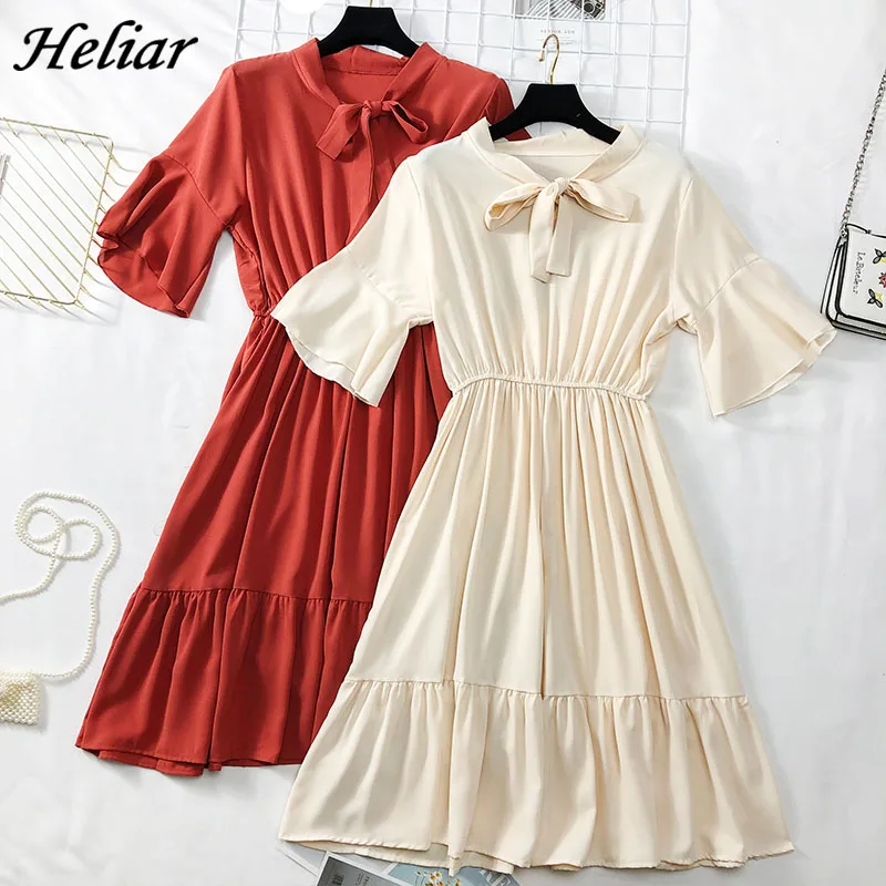 HELIAR 2019 Spring Women Dress Elegant Bowknot High Waist Collect Waist Dress Lady Vestidos Sexy Maxi Falbala Sleeve Dresses
HELIAR 2019 Spring Women Dress Elegant Bowknot High Waist Collect Waist Dress Lady Vestidos Sexy Maxi Falbala Sleeve Dresses