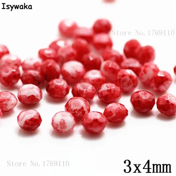 Isywaka 3X4mm 30,000pcs Rondelle Austria faceted Crystal Glass Beads Loose Spacer Round Beads for Jewelry Making NO.08
Isywaka 3X4mm 30,000pcs Rondelle Austria faceted Crystal Glass Beads Loose Spacer Round Beads for Jewelry Making NO.08