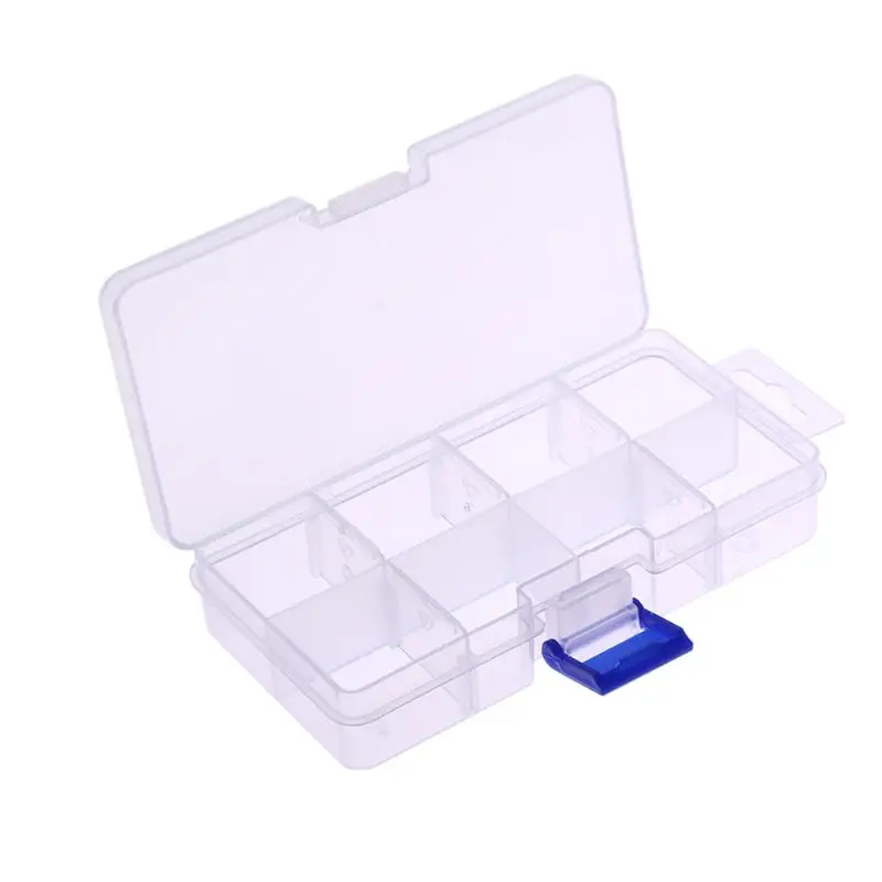 Clear Plastic 8 Slots Adjustable Jewelry Storage Box Case Craft Organizer Jewelry/Earring/Nail Art Beads DIY Storage Makeup Tool
Clear Plastic 8 Slots Adjustable Jewelry Storage Box Case Craft Organizer Jewelry/Earring/Nail Art Beads DIY Storage Makeup Tool