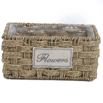 Square Fleshy Flower Basket Home Decoration Ornaments Wicker Baskets Hand-Woven Flower Pots Pastoral Straw Flower Basket Stora
Square Fleshy Flower Basket Home Decoration Ornaments Wicker Baskets Hand-Woven Flower Pots Pastoral Straw Flower Basket Stora