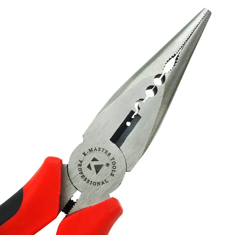 6''/150mm Multi-purpose Long Nose Pliers For Cutting Clamping Stripping Fishing Pliers Electrician Repair Tools
6''/150mm Multi-purpose Long Nose Pliers For Cutting Clamping Stripping Fishing Pliers Electrician Repair Tools