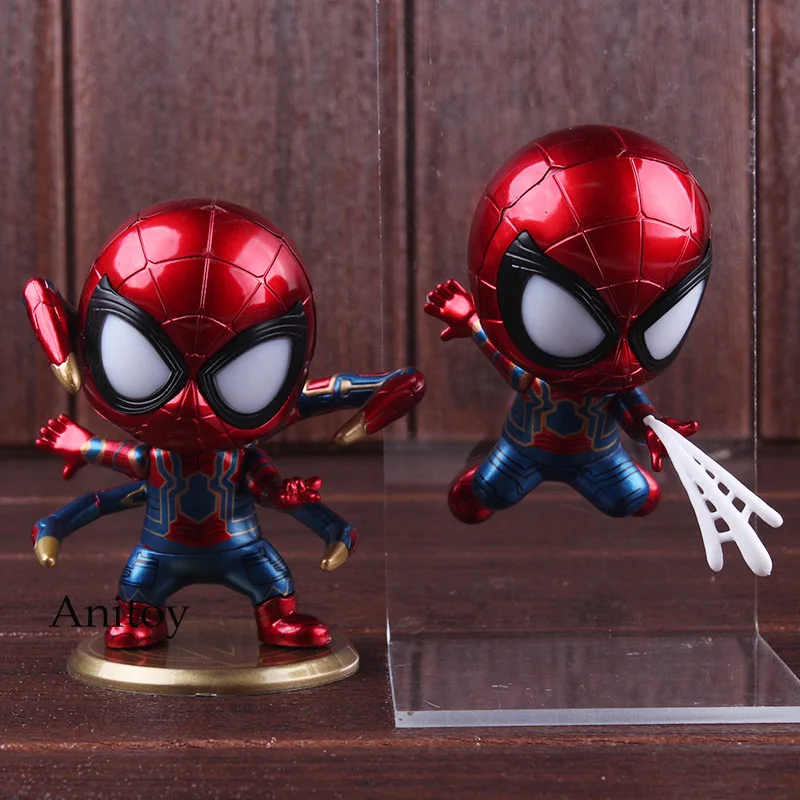 Marvel Avengers 3 Infinity War Spiderman Iron Spider Bobblehead Doll with LED Light PVC Collectible Model Toy Car Decoration 9cm
Marvel Avengers 3 Infinity War Spiderman Iron Spider Bobblehead Doll with LED Light PVC Collectible Model Toy Car Decoration 9cm