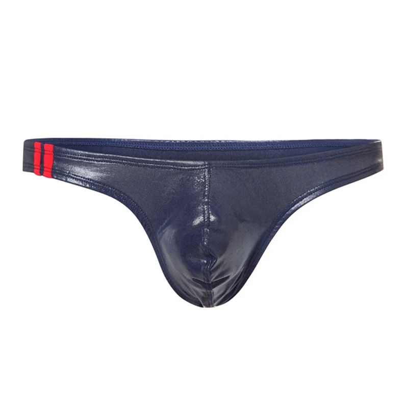 Кожаные ремни сексуальное мужское нижнее белье для геев T Back Men s G String трусики с