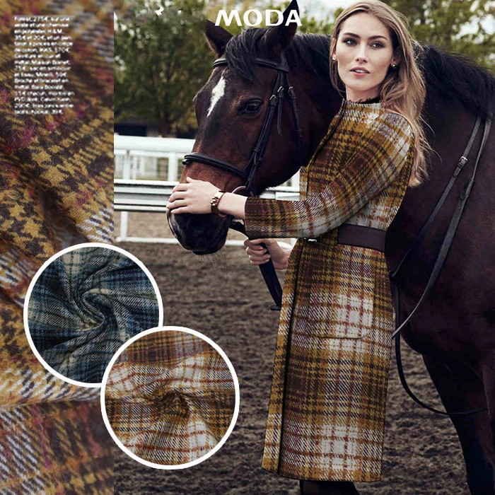 New elegant French imported retro Wool Fashion material half skirt dress jacket wind coat fabric
New elegant French imported retro Wool Fashion material half skirt dress jacket wind coat fabric