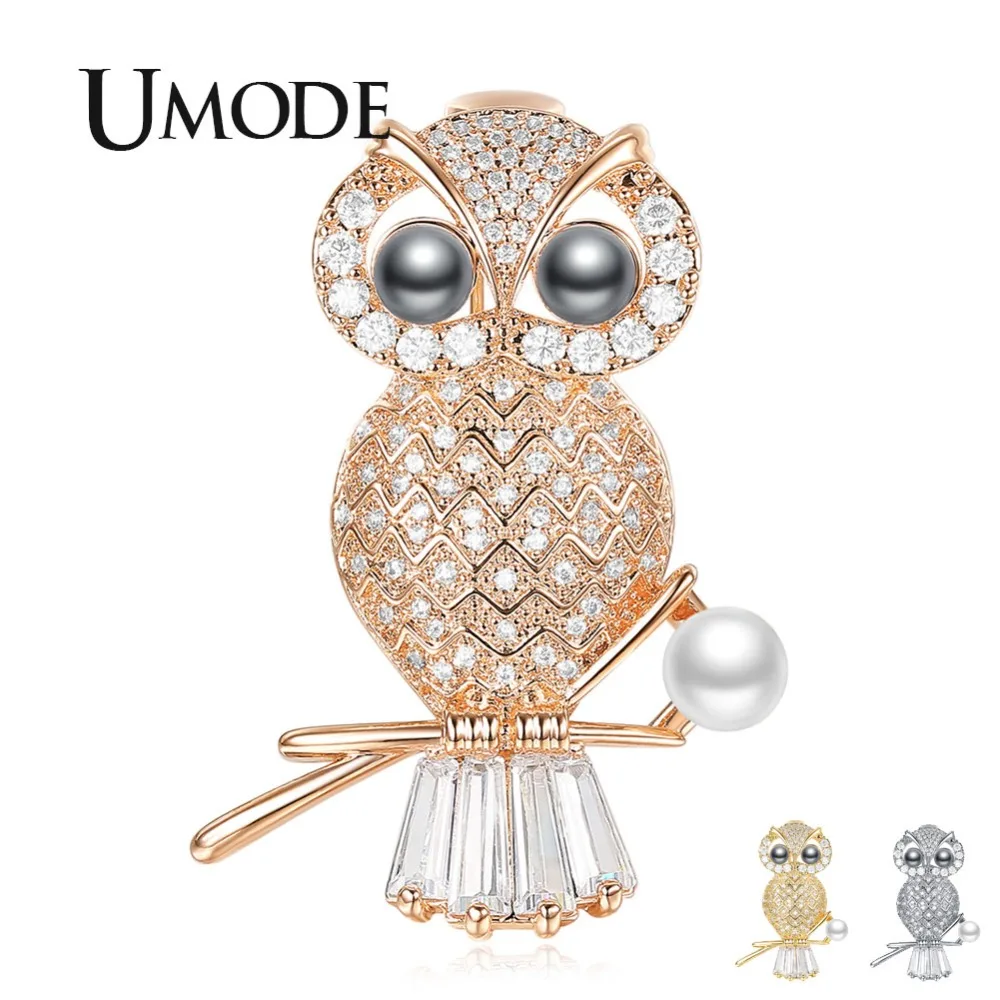 UMODE New Fashion Pearl Cute Owl Brooch for Women Party Wedding Jewelry Animal Banquet Brooches Pins Mujer Christmas Gift UX0014
UMODE New Fashion Pearl Cute Owl Brooch for Women Party Wedding Jewelry Animal Banquet Brooches Pins Mujer Christmas Gift UX0014