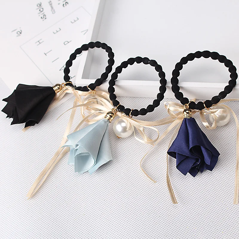 M MISM Ribbon Bow Elastic Hair Bands Scrunchy Pearl Ponytail Holder Girls Women Flower Hair Accessories Rubber Band
M MISM Ribbon Bow Elastic Hair Bands Scrunchy Pearl Ponytail Holder Girls Women Flower Hair Accessories Rubber Band