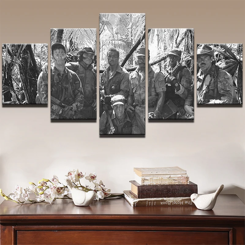 Home Wall Art Pictures Decor Modern HD Printed Predator Poster Frame 5 Panel Retro Crew Movie Character Canvas Painting PENGDA
Home Wall Art Pictures Decor Modern HD Printed Predator Poster Frame 5 Panel Retro Crew Movie Character Canvas Painting PENGDA