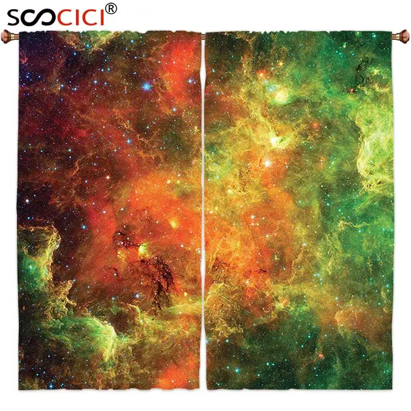Window Curtains Treatments 2 Panels,Space Decorations North American and Pelican Nebula Gas Cosmic Planetary Object in Outer
Window Curtains Treatments 2 Panels,Space Decorations North American and Pelican Nebula Gas Cosmic Planetary Object in Outer