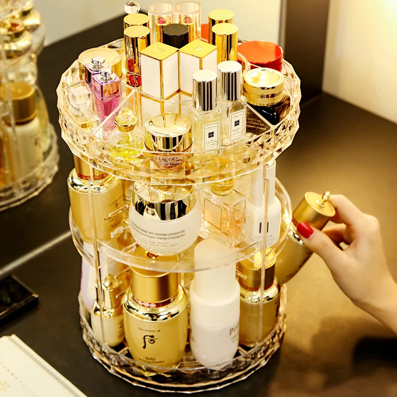 Fashion 360-degree Rotating Spin Makeup Organizer Box Brush Holder Jewelry Organizer Case Spinning Makeup Cosmetic Storage Box
Fashion 360-degree Rotating Spin Makeup Organizer Box Brush Holder Jewelry Organizer Case Spinning Makeup Cosmetic Storage Box