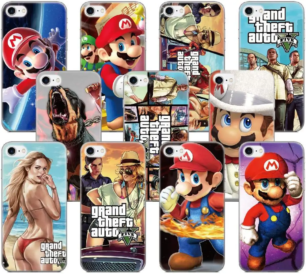 Grand Theft Auto Marios Phone Case For LG Nexus5X Q6 Q7 V30 V40 V50 G6 G7 G8 ThinQ K11 K10 K9 K8 2018 XPower 2 3 Stylo 4 5 Cover
Grand Theft Auto Marios Phone Case For LG Nexus5X Q6 Q7 V30 V40 V50 G6 G7 G8 ThinQ K11 K10 K9 K8 2018 XPower 2 3 Stylo 4 5 Cover