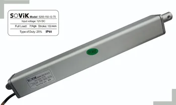 SOViK 6 inch 150mm Stroke Linear Actuator 12V 24V DC Heavy Duty 700N Max Lift Speed 15mm/s Include Mounting Brackets
SOViK 6 inch 150mm Stroke Linear Actuator 12V 24V DC Heavy Duty 700N Max Lift Speed 15mm/s Include Mounting Brackets