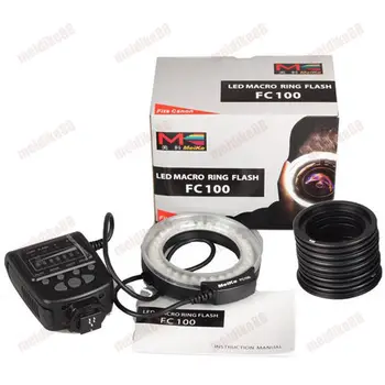 Meike FC100 LED Macro Ring Flash Light for Canon 450D 500D 550D 600D 650D 700D 1100D 6D 7D 5D Mark II & Nikon Digital SLR Camera
Meike FC100 LED Macro Ring Flash Light for Canon 450D 500D 550D 600D 650D 700D 1100D 6D 7D 5D Mark II & Nikon Digital SLR Camera