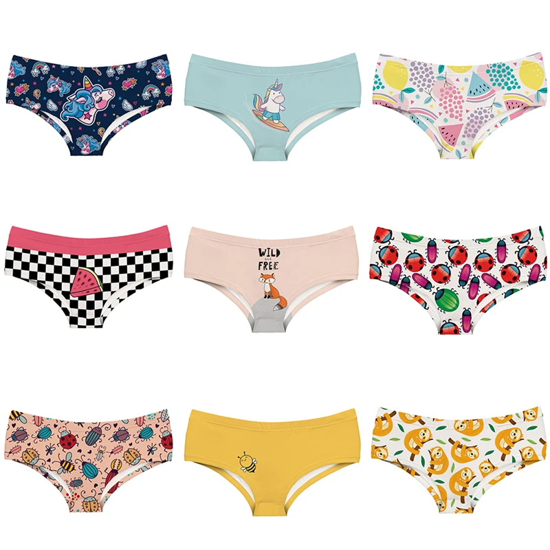 Surfing Unicorn Beetles Fox Cartoon Print Female Lingerie Thongs Briefs Underwear For Women Cute Panties For Lady
Surfing Unicorn Beetles Fox Cartoon Print Female Lingerie Thongs Briefs Underwear For Women Cute Panties For Lady