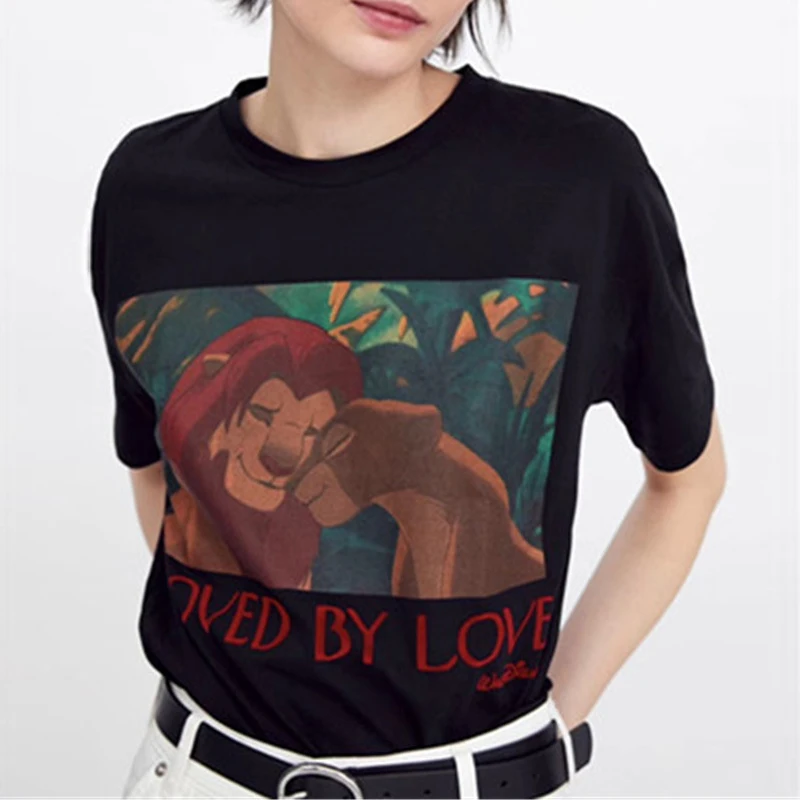 Lion Pattern Casual Chic Tops Femme Rock n roll Top Printed Shirt O-Neck Short Sleeve Summer Shirt Women Top Casual Pullover New
Lion Pattern Casual Chic Tops Femme Rock n roll Top Printed Shirt O-Neck Short Sleeve Summer Shirt Women Top Casual Pullover New