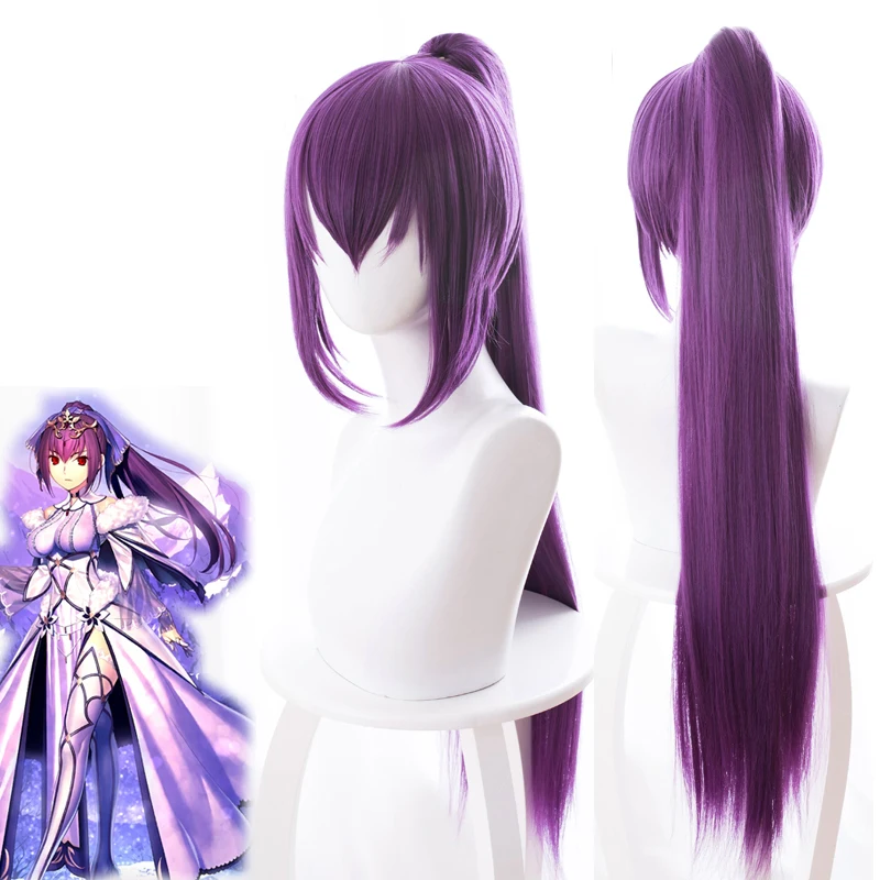80cm Anime FGO Fate Grand Order Wig Scathach Cosplay Long Straight Purple Pigtail Synthetic Hair Adult
80cm Anime FGO Fate Grand Order Wig Scathach Cosplay Long Straight Purple Pigtail Synthetic Hair Adult
