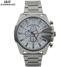 2016 New Arrival Top Brand JH 1617 Mens 5.3cm Big Face Watches Casual Mens Quartz wrist Watch Montre Homme de Marque Grande