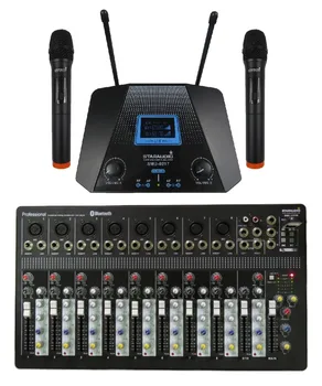 STARAUDIO Pro 10CH DJ Stage Club Karaoke Powered USB Bluetooth MP3 Mixer W/ 2CH UHF Handheld Microphones SMX-1000B
STARAUDIO Pro 10CH DJ Stage Club Karaoke Powered USB Bluetooth MP3 Mixer W/ 2CH UHF Handheld Microphones SMX-1000B