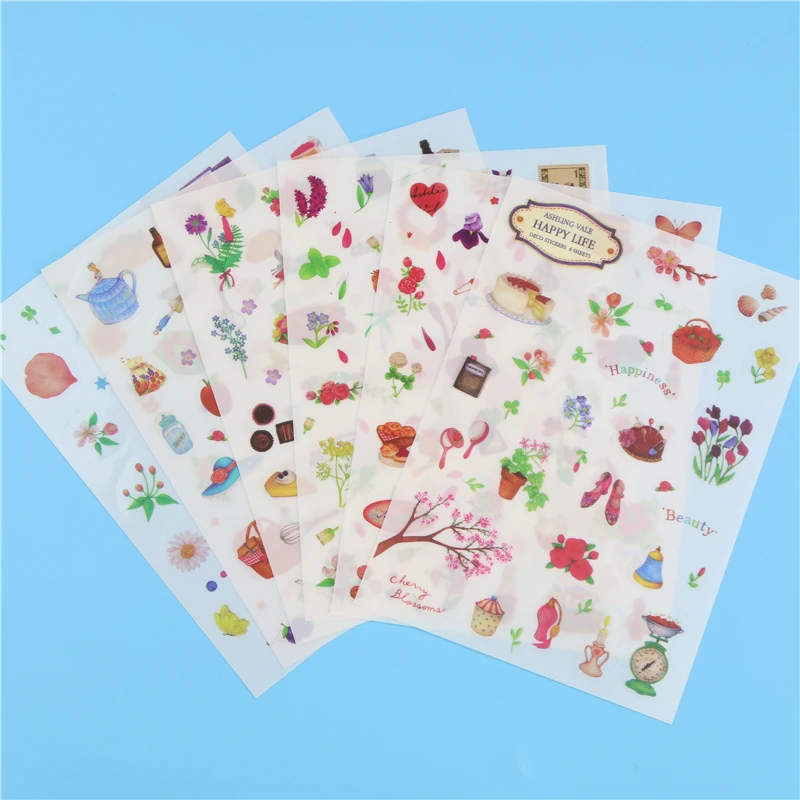 6 Pcs / Pack Korean Plane Happy Life Diary Sticker Diy Stickers Album Hand Mobile Phone Stickers
6 Pcs / Pack Korean Plane Happy Life Diary Sticker Diy Stickers Album Hand Mobile Phone Stickers