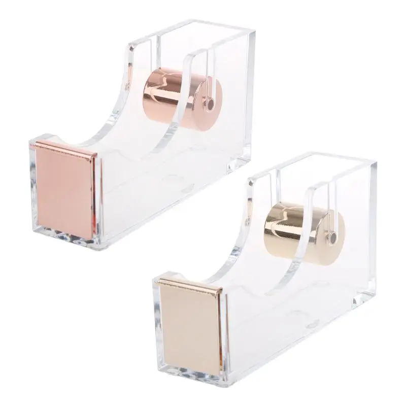 Luxury Clear Acrylic Ribbon Adhesive Band Washi Tape Dispenser Cutter Desktop Stationery 2 Colors
Luxury Clear Acrylic Ribbon Adhesive Band Washi Tape Dispenser Cutter Desktop Stationery 2 Colors