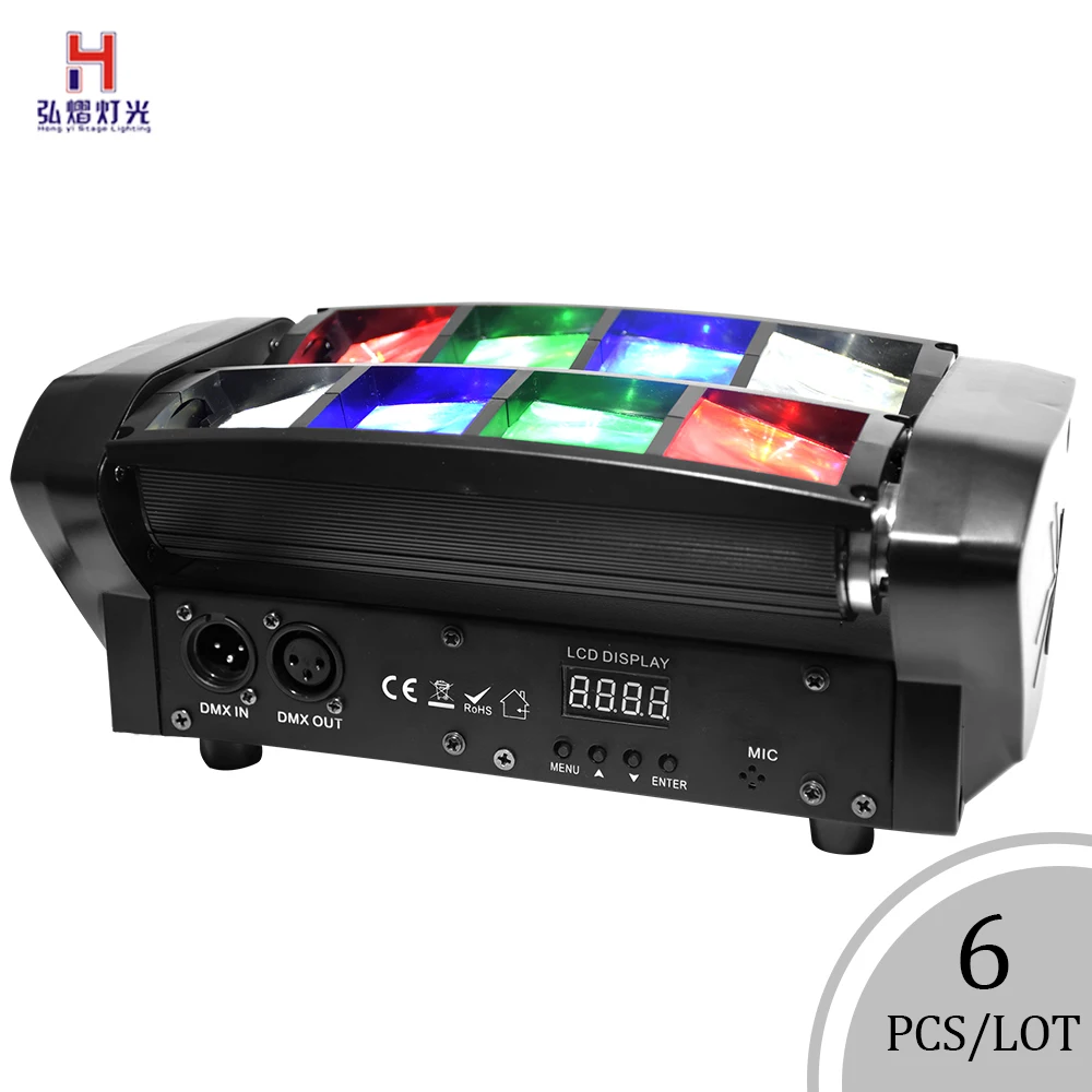 mini led spider beam moving head light with RGBW 4 Color LED Light Disco DMX512 Spider Light for DJ Nightclub Party (6pcs/lot)
mini led spider beam moving head light with RGBW 4 Color LED Light Disco DMX512 Spider Light for DJ Nightclub Party (6pcs/lot)