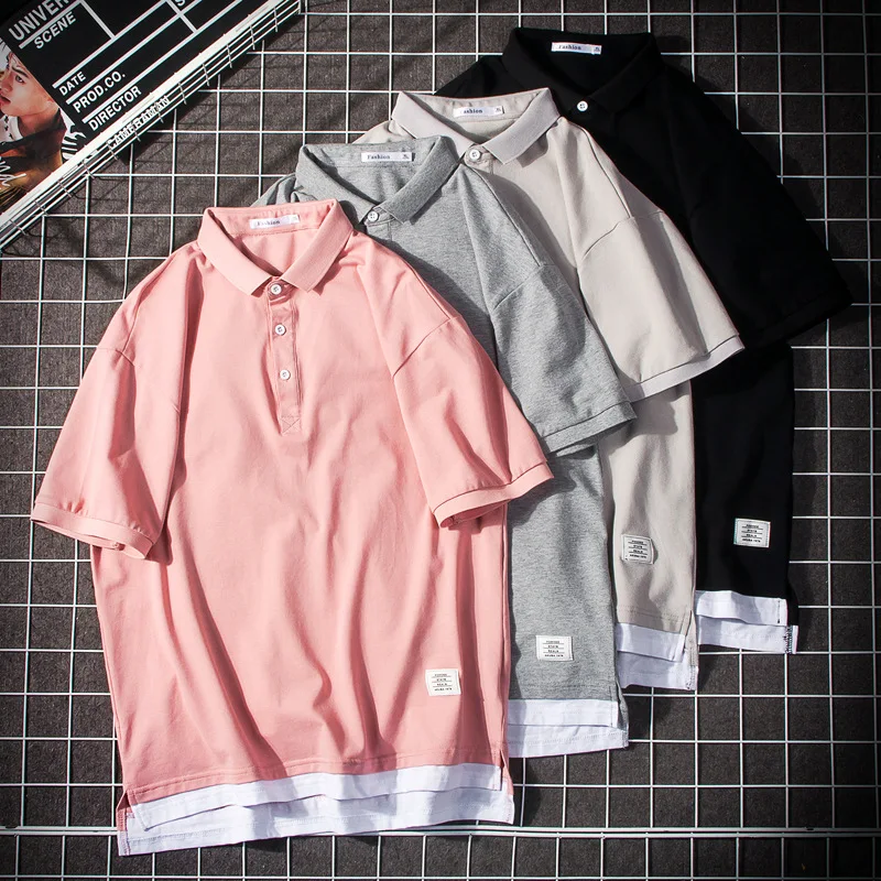 ZY 2019 Harajuku Solid Polo Shirt Men Fahion Cotton Breathable High Quality Men Clothing Tee Shirts Brand Camisa Masculina Polo
ZY 2019 Harajuku Solid Polo Shirt Men Fahion Cotton Breathable High Quality Men Clothing Tee Shirts Brand Camisa Masculina Polo