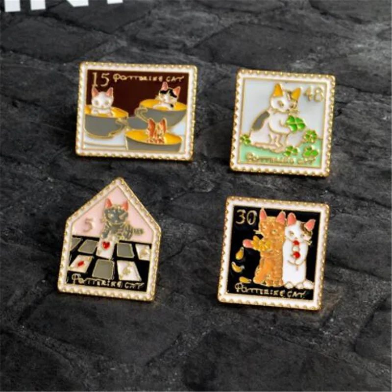 WKOUD 1PCS Originality Metal Cartoon Cat Icon Apparel Brooch Manual Pin Badges Backpack Decoration Brooch Collar Accessories
WKOUD 1PCS Originality Metal Cartoon Cat Icon Apparel Brooch Manual Pin Badges Backpack Decoration Brooch Collar Accessories