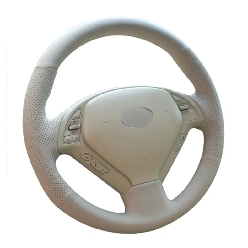 DIY Sewing-on PU Leather Steering Wheel Cover Exact Fit For Infiniti G25 G35 G37 QX50 EX25 EX35 EX37 2008-2013
DIY Sewing-on PU Leather Steering Wheel Cover Exact Fit For Infiniti G25 G35 G37 QX50 EX25 EX35 EX37 2008-2013