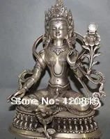 Express Tibet Tibetan Mahayana Buddhism Silver Seat Green Tara Goddess Buddha Statue
Express Tibet Tibetan Mahayana Buddhism Silver Seat Green Tara Goddess Buddha Statue